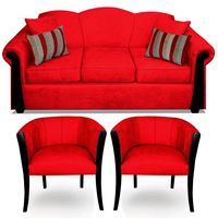 Juego De Living Michigan 3 Cuerpos + 2 Sitiales Elegant Detail