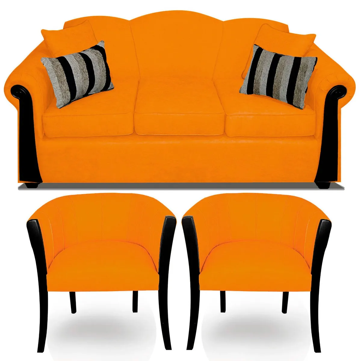 COMERCIALIZADORA ELEGANT DETAIL - Juego De Living Michigan 3 Cuerpos + 2 Sitiales Elegant Detail