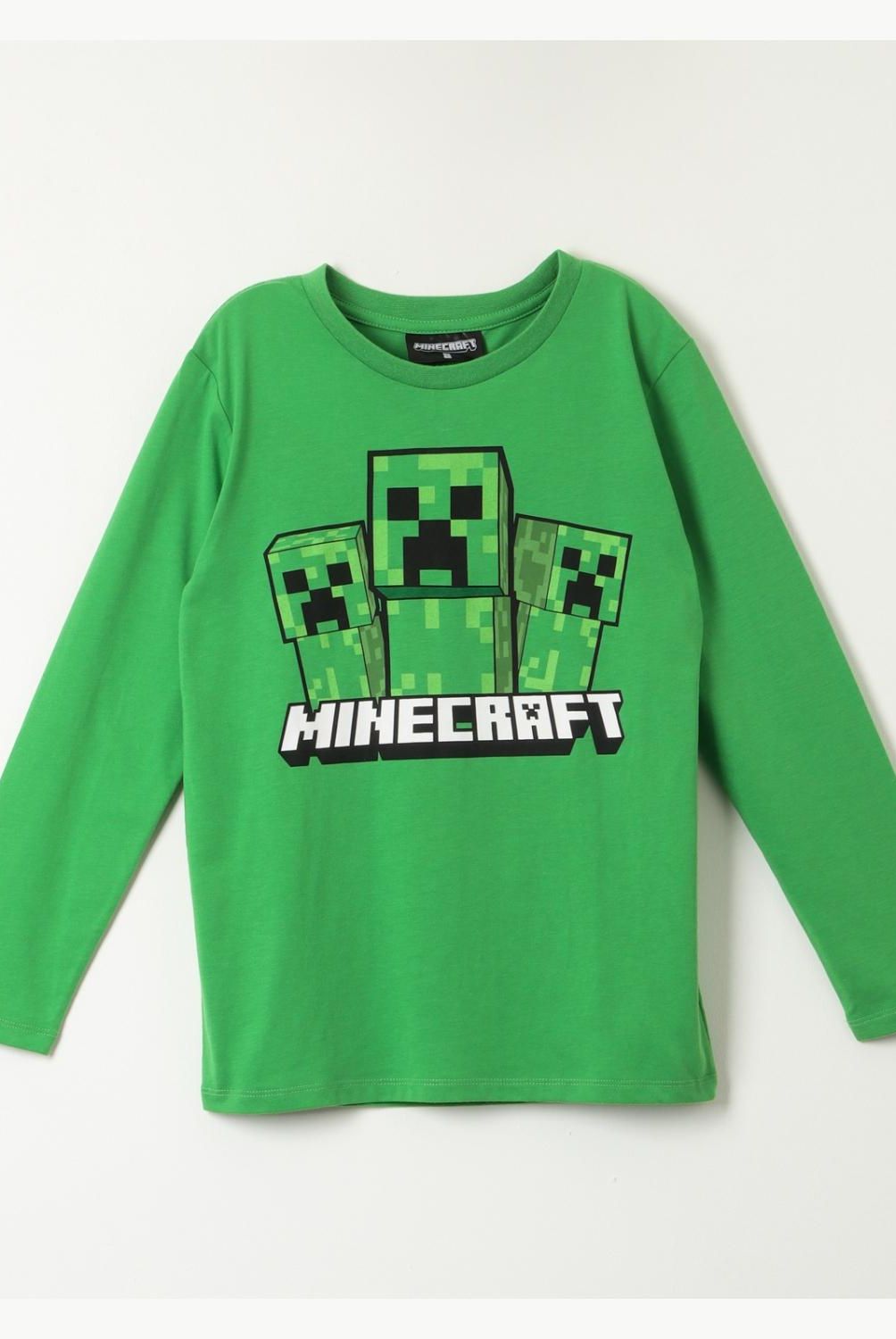MINECRAFT - Polera Algodón Bebé Niño Minecraft