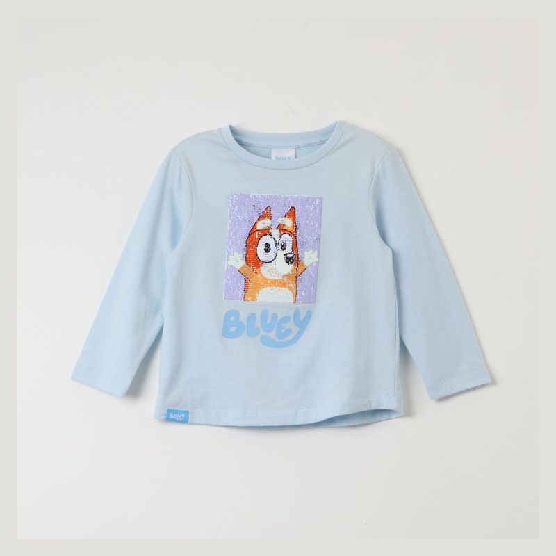 BLUEY - Polera Algodón Bebé Niño Bluey