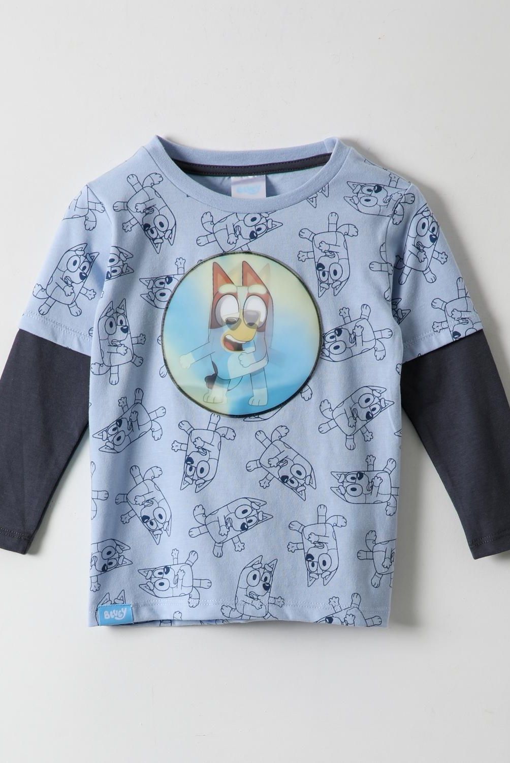 BLUEY - Polera Algodón Bebé Niño Bluey