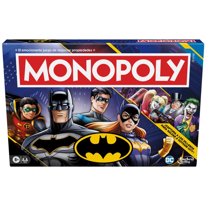 MONOPOLY - Juego de Mesa Batman Monopoly