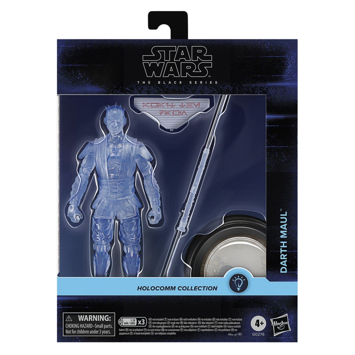 STAR WARS - Figura de Acción Black Series Holocomm Darth Maul  Star Wars