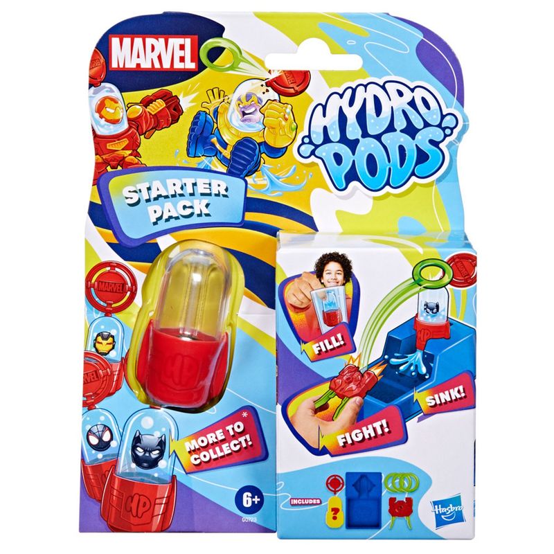 HYDRO - Figura de Acción Pods Marvel Kit Inicial Hydro