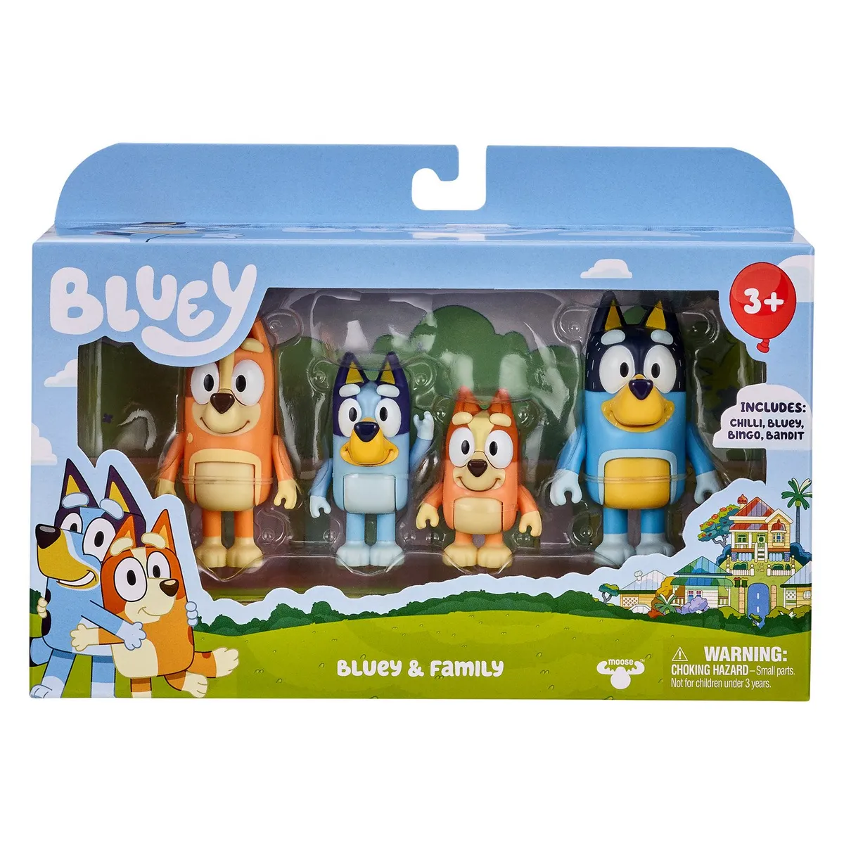 BLUEY - Set 4 Figuras Bluey