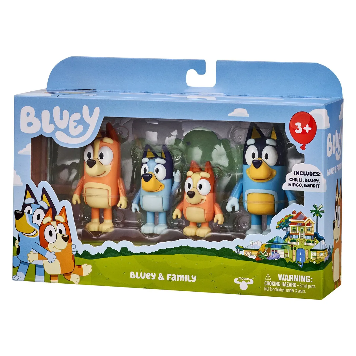 BLUEY - Set 4 Figuras Bluey