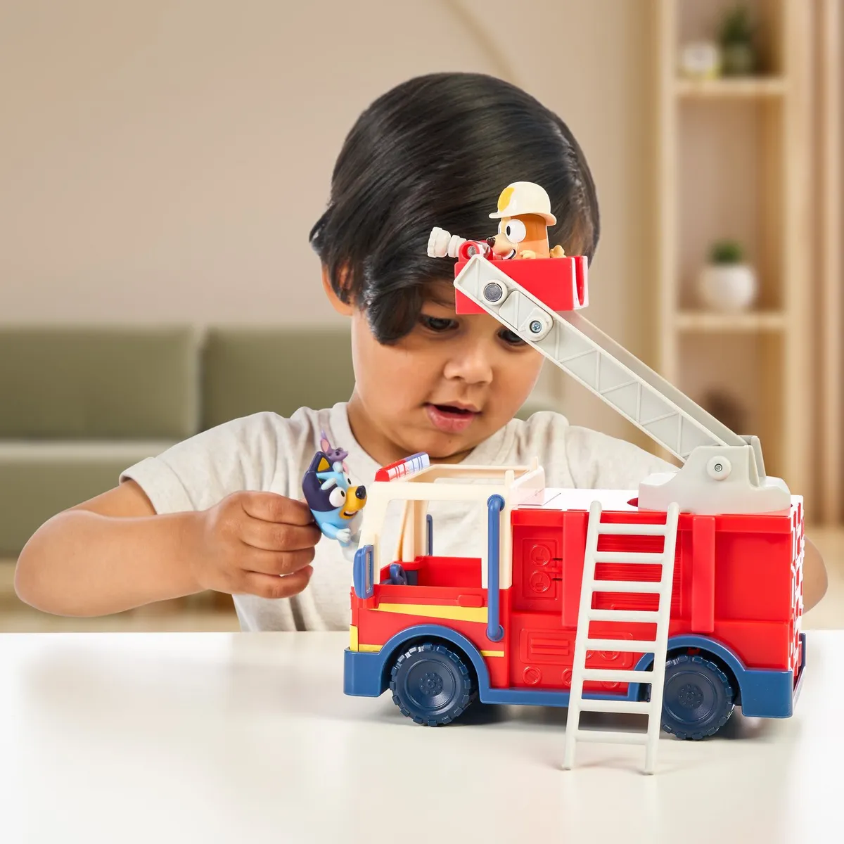 BLUEY - Camión De Bomberos Bluey