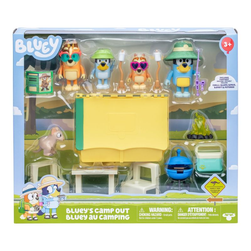BLUEY - Playset Campamento Bluey
