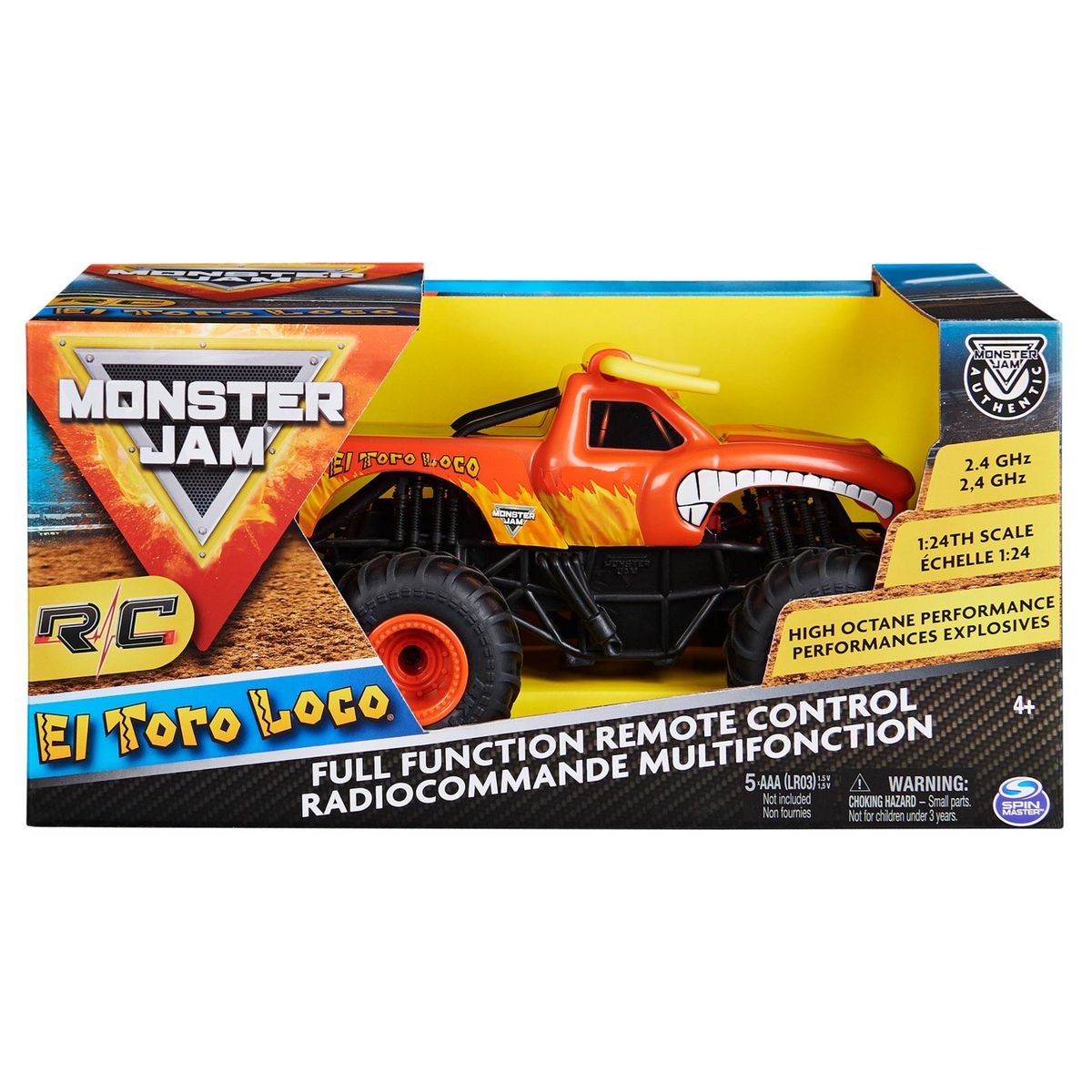 MONSTER JAM - Veh.Rc 1:24 Toro Loco Monster Jam