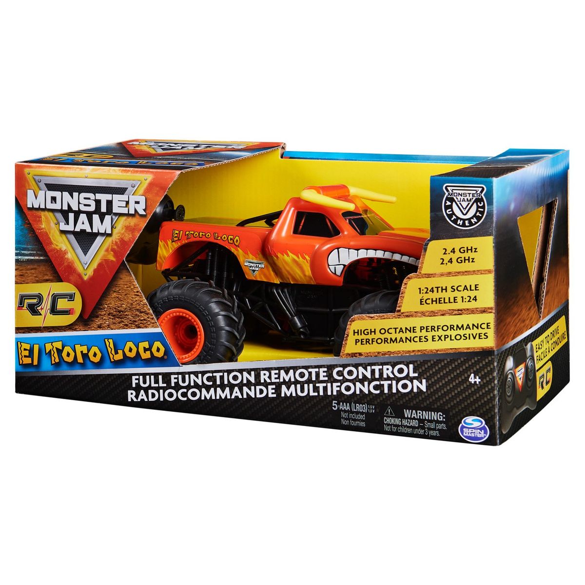 MONSTER JAM - Veh.Rc 1:24 Toro Loco Monster Jam
