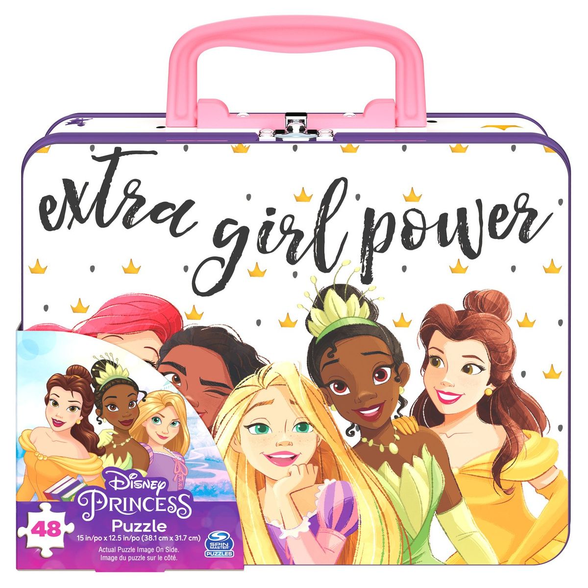 SPIN GAMES - Puzzle En Lonchera Metalica Princesas Spin Games