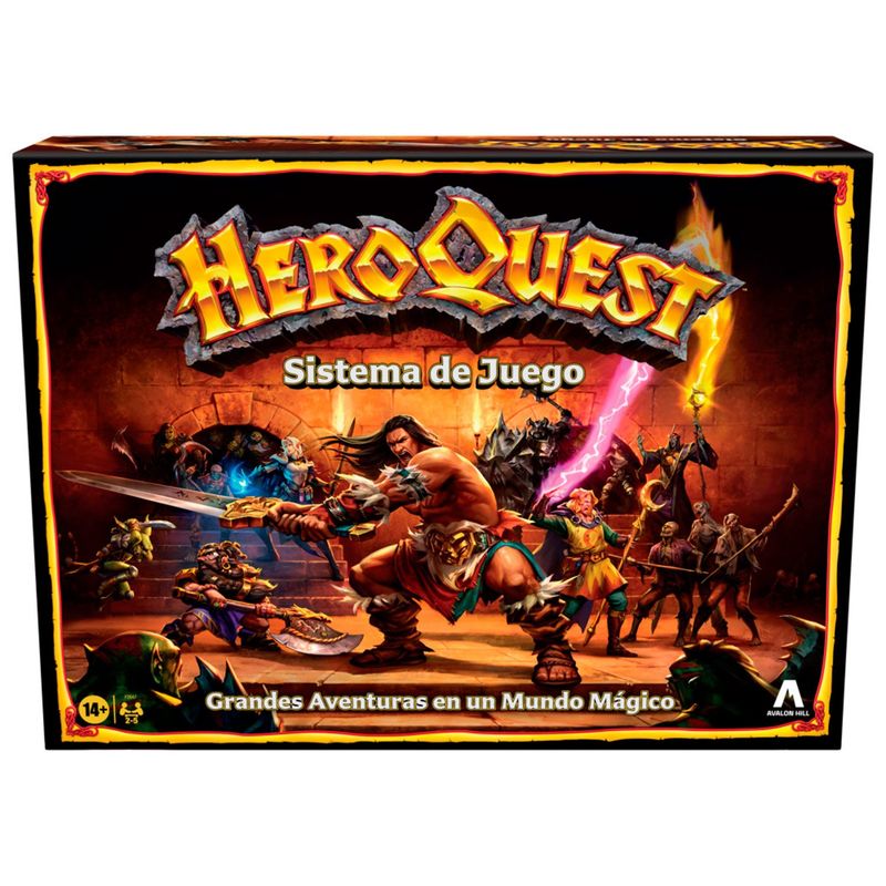 HASBRO - Juego de Mesa Avalon Hill HeroQuest Hasbro