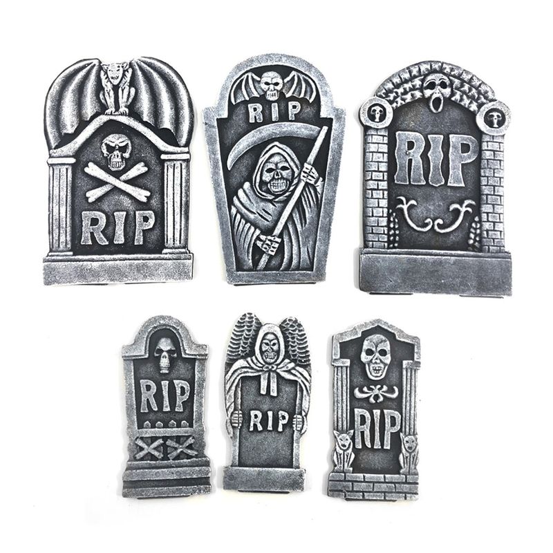 FRANK & MORTIS - Pack 6 Lapidas Decorativas Frank & Mortis