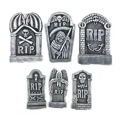 FRANK & MORTIS - Pack 6 Lapidas Decorativas