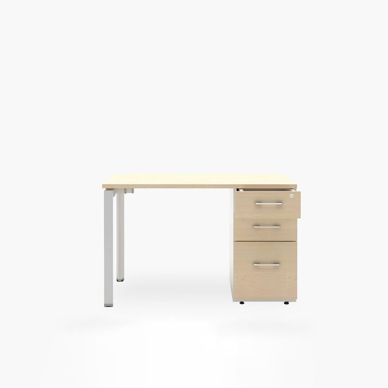 FORM DESIGN - Escritorio Neo 3 Cajones Natural/Blanco Form Design