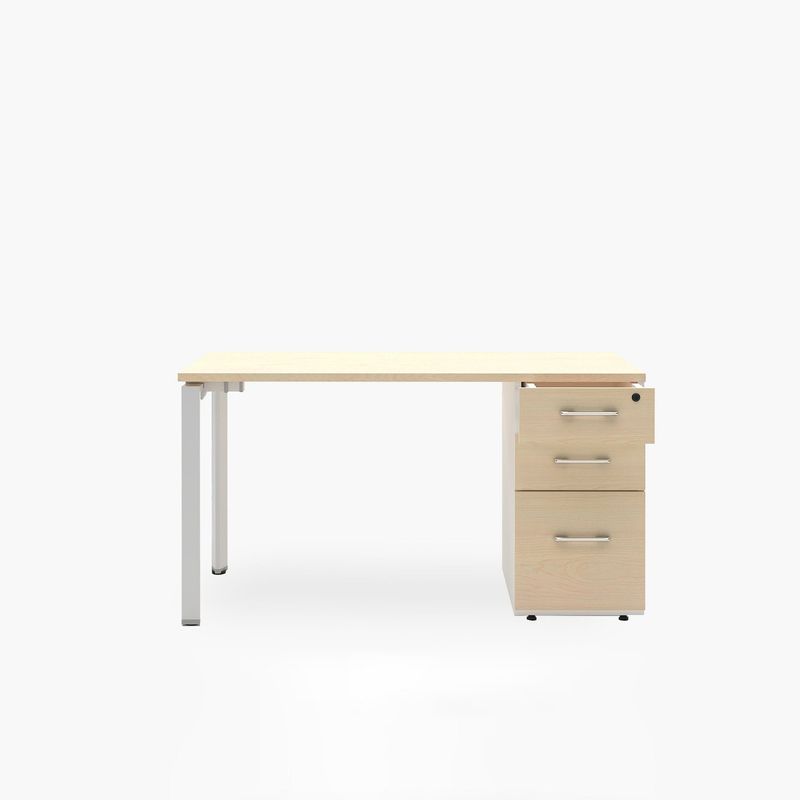 FORM DESIGN - Escritorio Neo 3 Cajones Natural/Blanco Form Design