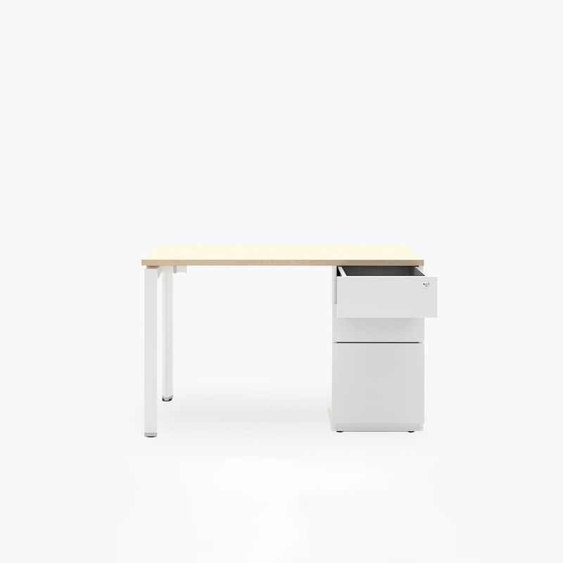 FORM DESIGN - Escritorio Neo 3 Cajones Natural/Blanco Form Design