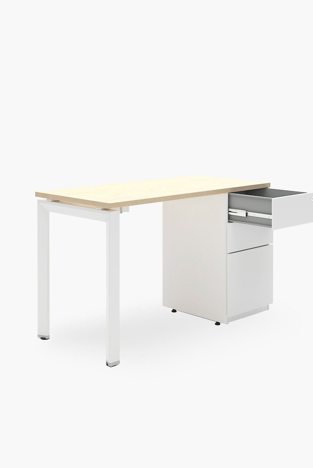 FORM DESIGN - Escritorio Neo 3 Cajones Natural/Blanco Form Design