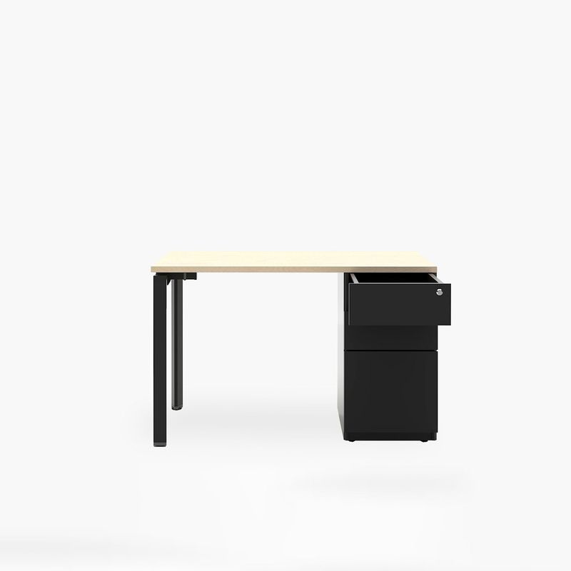 FORM DESIGN - Escritorio Neo 3 Cajones Natural/Negro Form Design