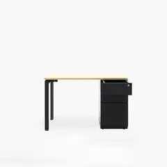 FORM DESIGN - Escritorio Neo 3 Cajones Natural/Negro