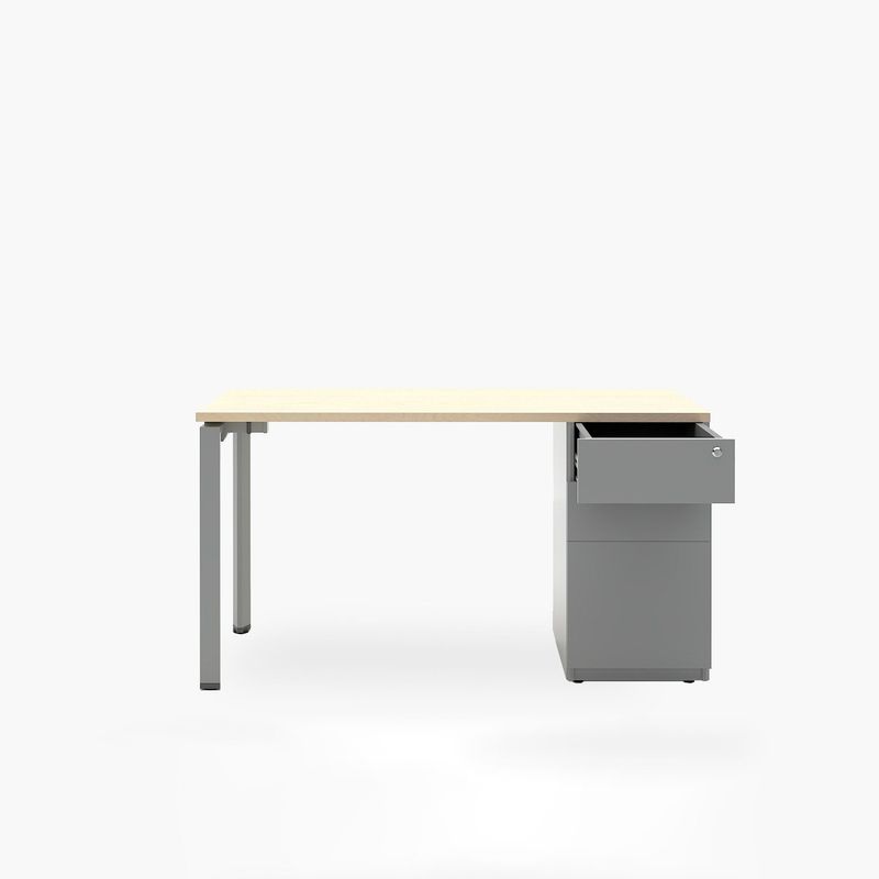 FORM DESIGN - Escritorio Neo 3 Cajones Natural/Gris Form Design