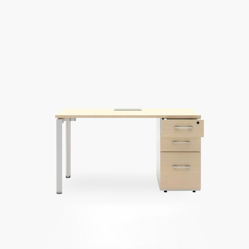 FORM DESIGN - Escritorio Neo 3 Cajones Natural/Blanco Form Design