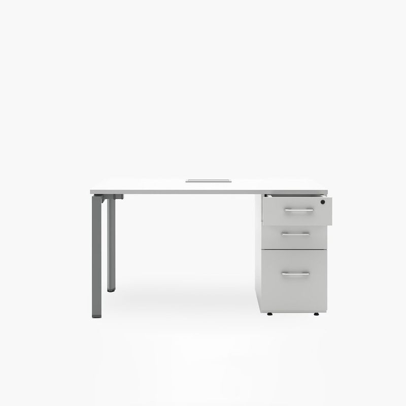 FORM DESIGN - Escritorio Neo 3 Cajones Blanco/Gris Form Design