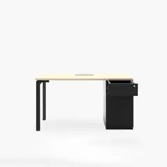 FORM DESIGN - Escritorio Neo 3 Cajones Natural/Negro