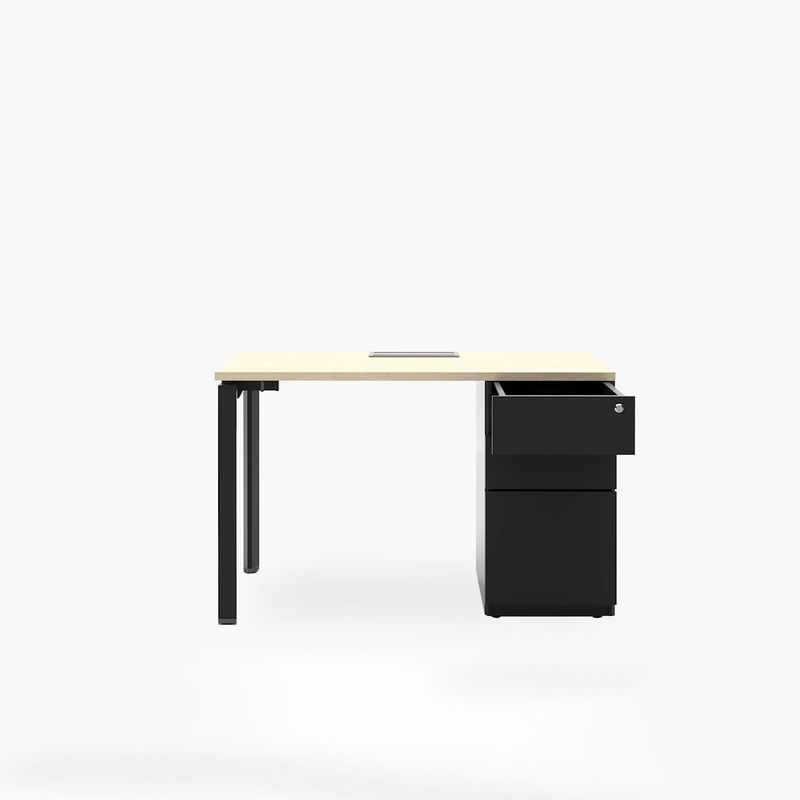 FORM DESIGN - Escritorio Neo 3 Cajones Natural/Negro Form Design