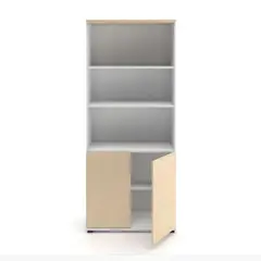 FORM DESIGN - Estante Office 2 Puertas Natural/Blanco