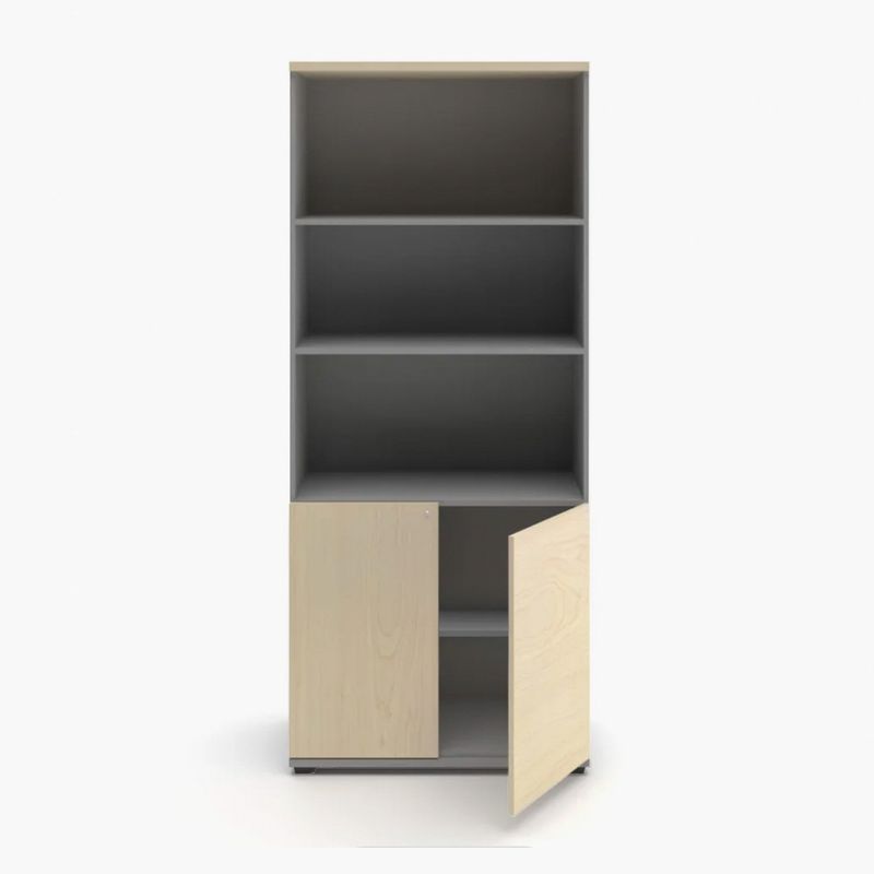 FORM DESIGN - Estante Office 2 Puertas Natural/Gris Form Design