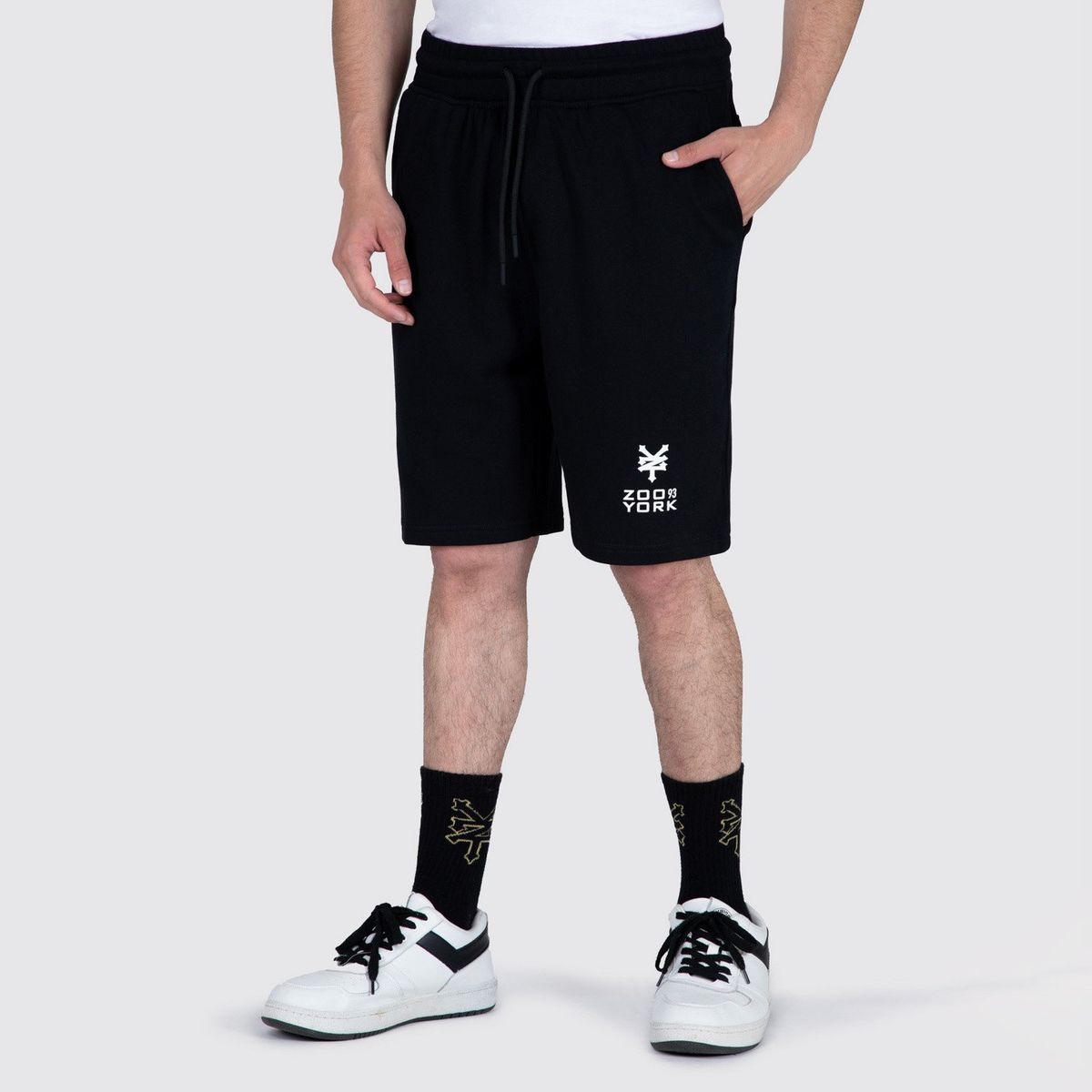 ZOO YORK - Short de Buzo Casual Algodón Hombre Zoo York