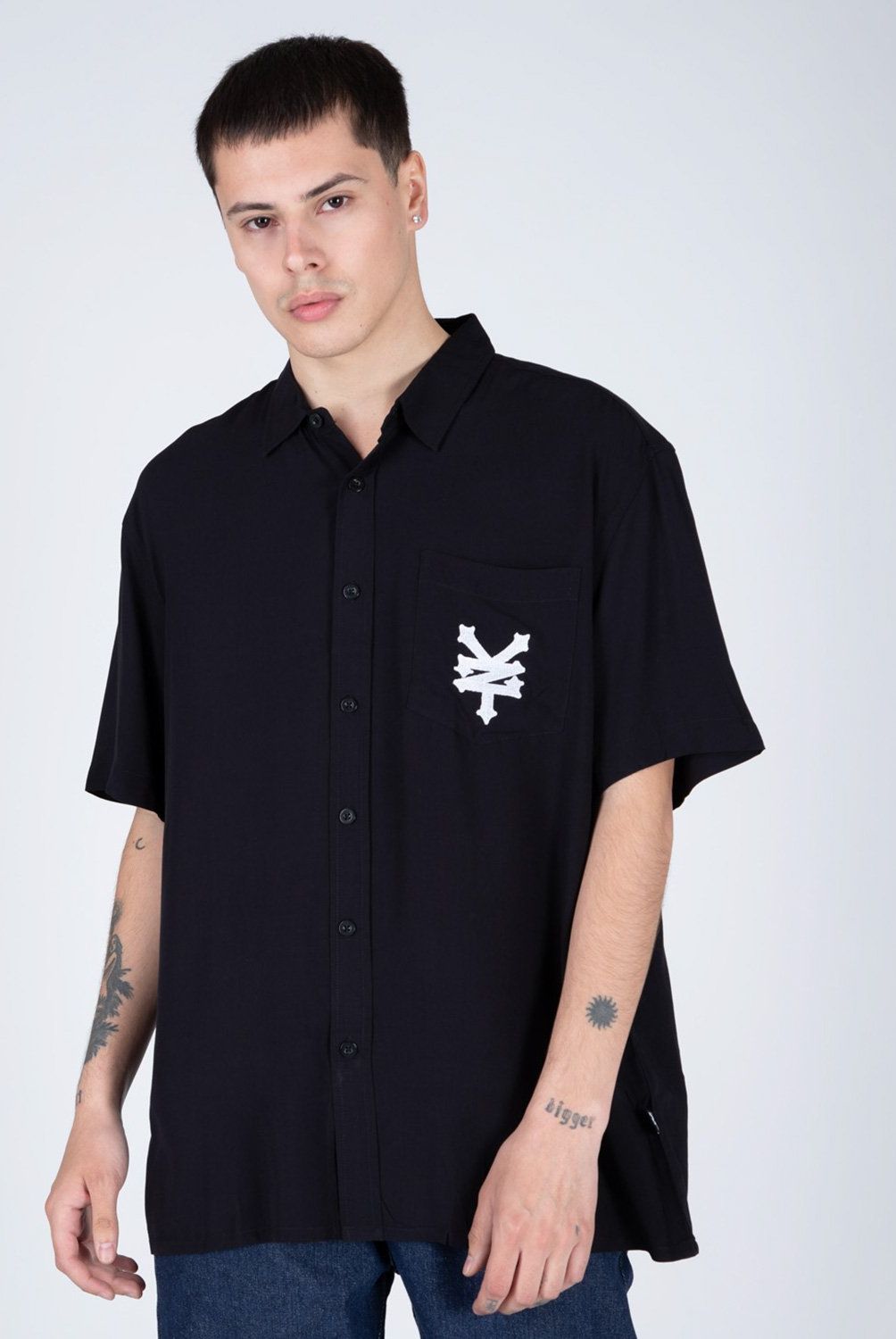ZOO YORK - Camisa Manga Corta Viscosa Hombre Zoo York