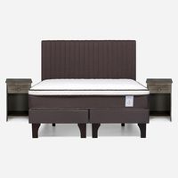 Cama Europea New Style 4 2 Plazas + Set Muebles Lucio