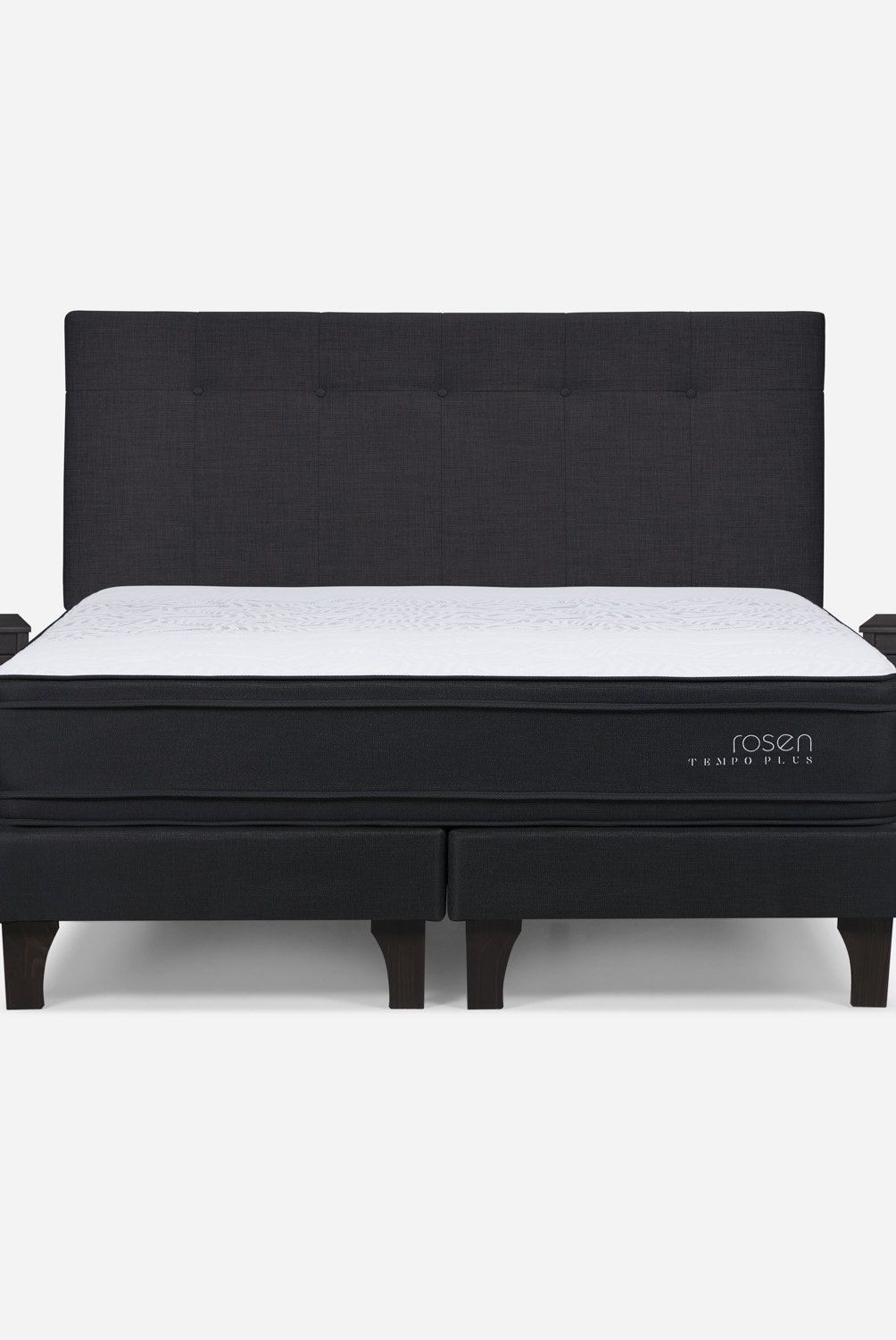 ROSEN - Cama Europea Tempo Plus King + Set Muebles New Bennet Rosen