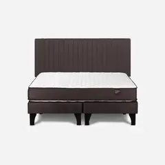 ROSEN - Cama Europea Ergo T 2 Plazas + Respaldo Lucio