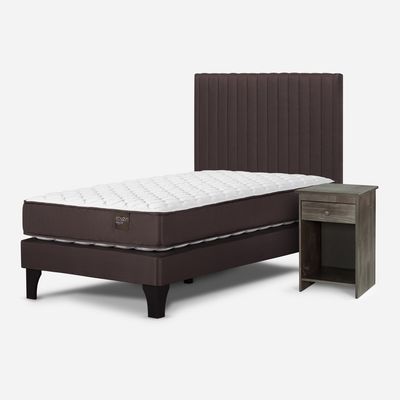 Imagen 2 del producto Cama Europea Ergo T 1.5 Plazas + Set Muebles Lucio