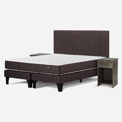 Imagen 2 del producto Cama Europea Ergo T 2 Plazas + Set Muebles Lucio
