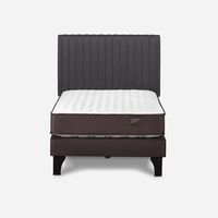 Cama Europea Ergo T 1.5 Plazas + Respaldo Lucio