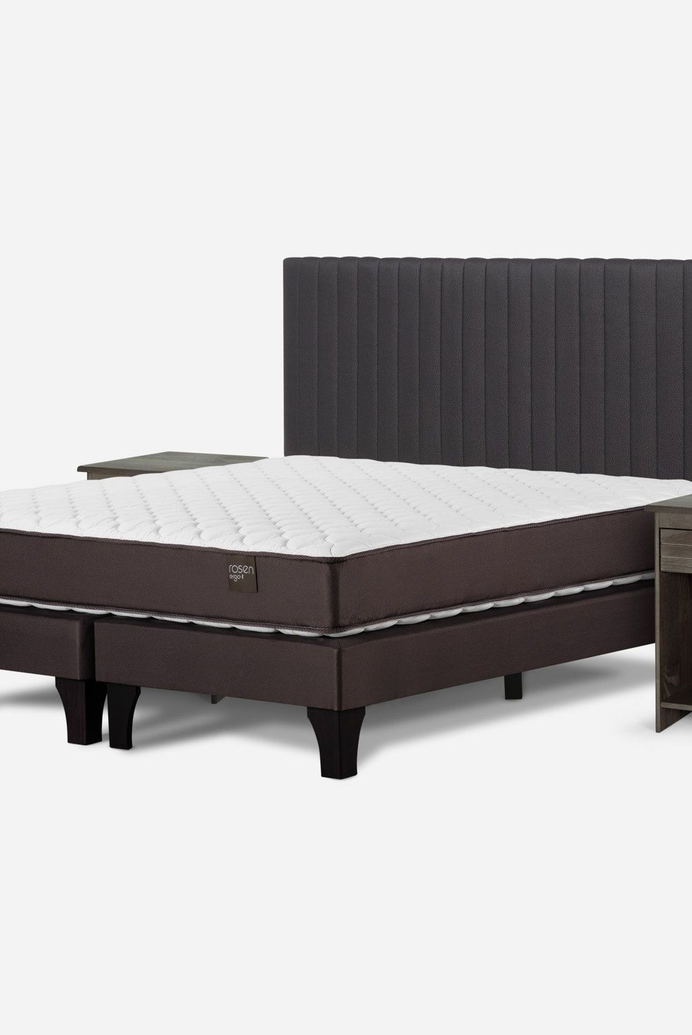 ROSEN - Cama Europea Ergo T 2 Plazas + Set Muebles Lucio Rosen