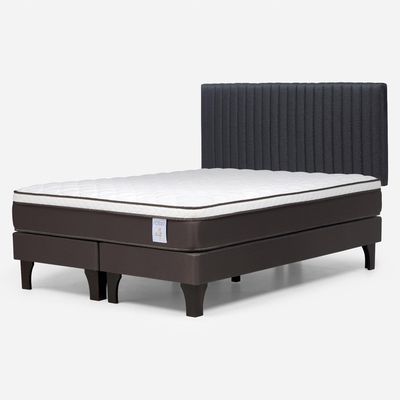 Imagen 2 del producto Cama Europea New Style 4 2 Plazas + Respaldo Lucio