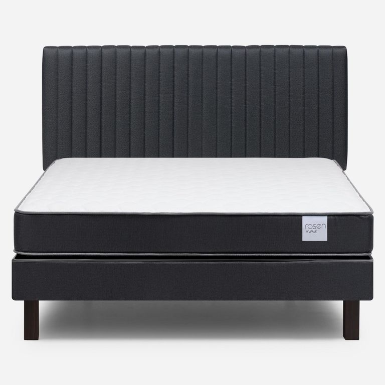 Cama Europea Wave 2 Plazas x 1.90 mt Base Normal + Respaldo