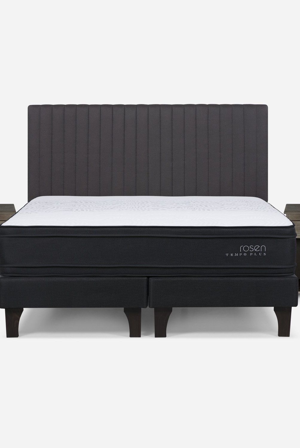 ROSEN - Cama Europea Tempo Plus King + Set Muebles Lucio Rosen