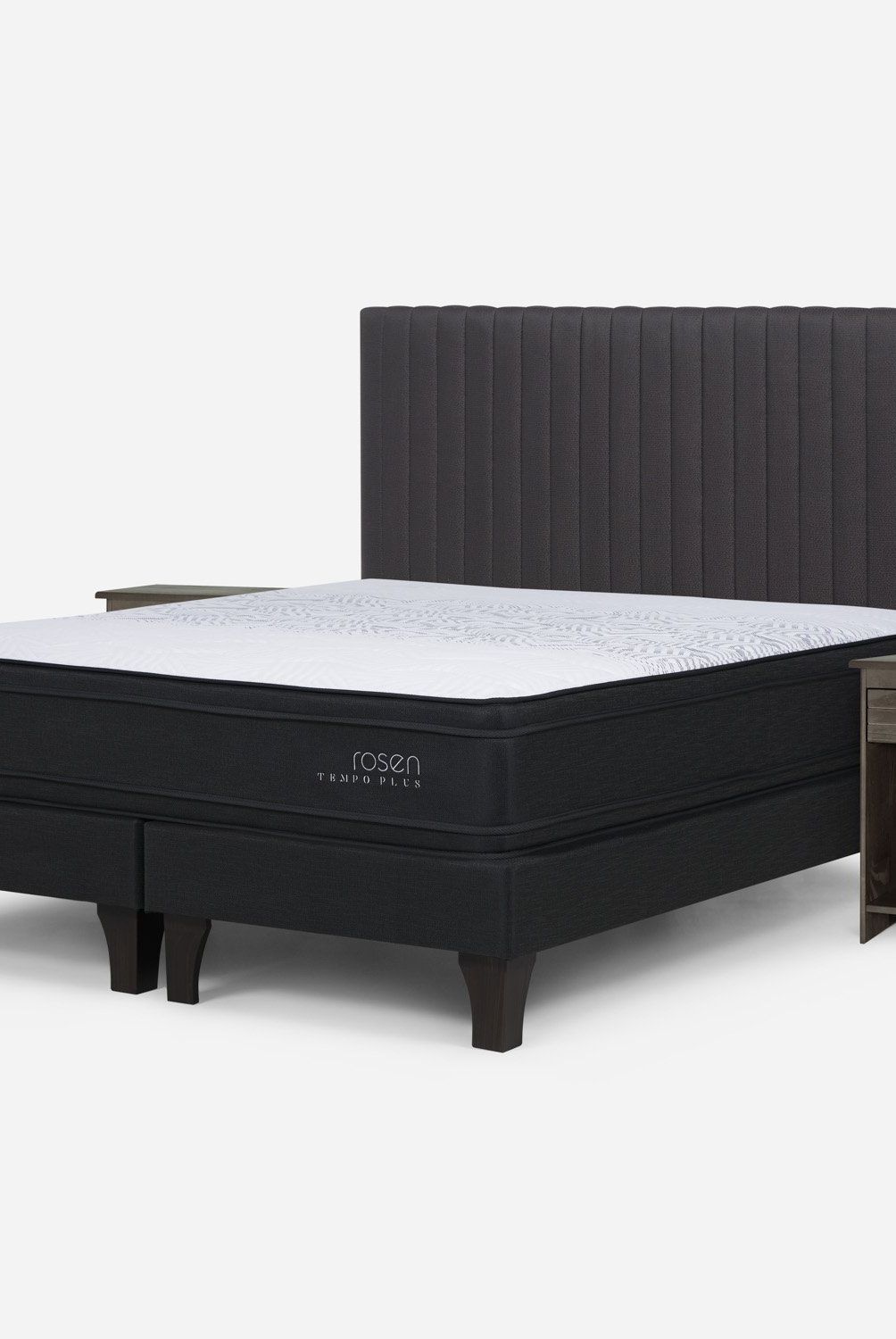 ROSEN - Cama Europea Tempo Plus King + Set Muebles Lucio Rosen