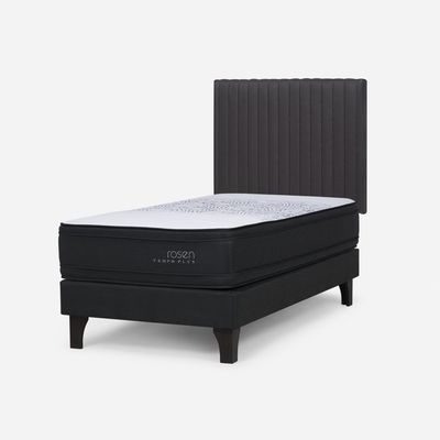 Imagen 2 del producto Cama Europea Tempo Plus 1.5 Plazas Respaldo Lucio
