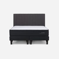 Cama Europea Tempo Plus 2 Plazas + Respaldo Lucio