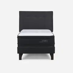 ROSEN - Cama Europea Tempo Plus 1.5 Plazas Respaldo New Bennet