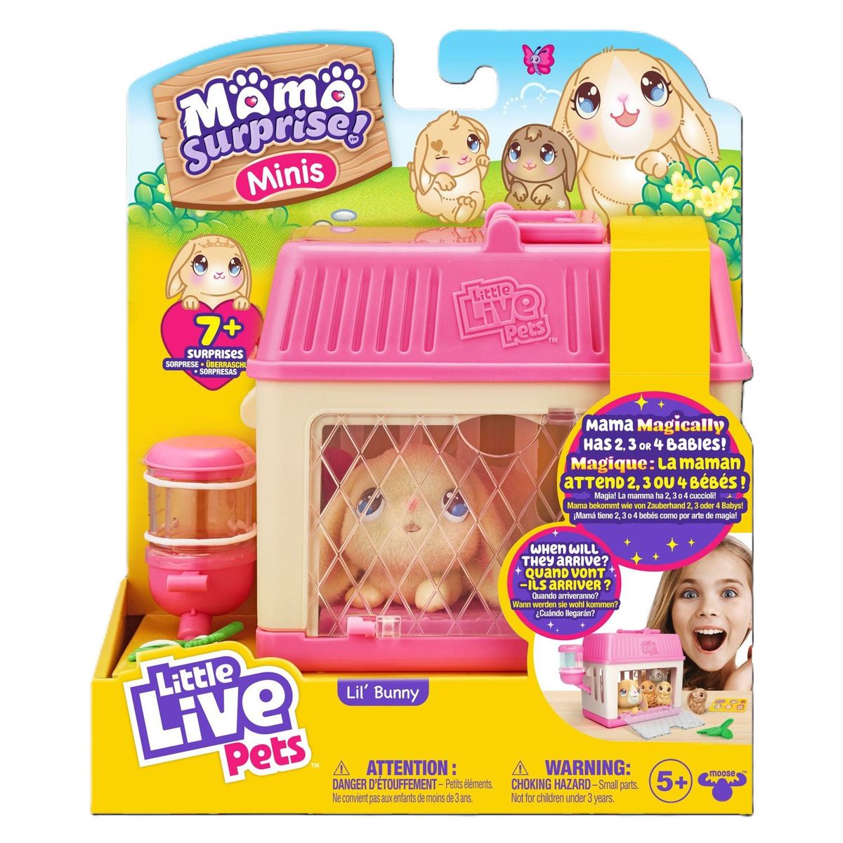 LITTLE LIVE PETS - Mama Sorpresa Set Mini Rosado Little Live Pets