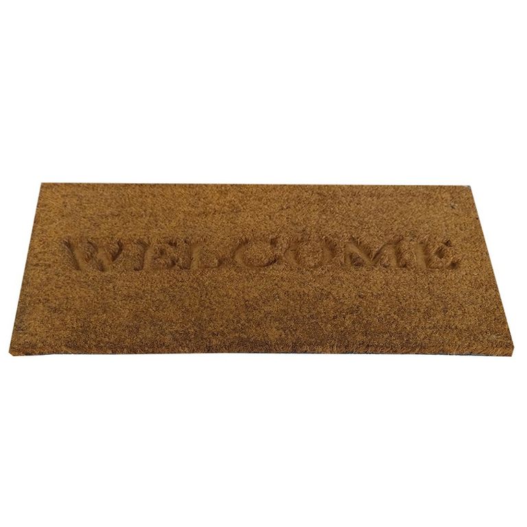 Limpiapies Tapete Fibras de Coco 40X60 Cm Exterior e Interior Decoracion Welcome