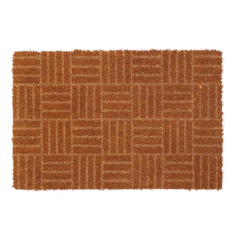 Limpiapies Tapete Fibras de Coco 40X60 Cm Exterior e Interior Decoracion Pattern